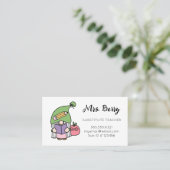 Carte De Visite Substituer Maître Gnome (Debout devant)