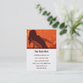 Carte de visite suburbain de profil de lever de (Debout devant)