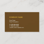 Carte De Visite Succès de l'entreprise (Dos)