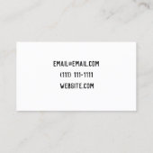 carte de visite succulent (Dos)