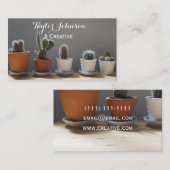 carte de visite succulent (Devant / Derrière)