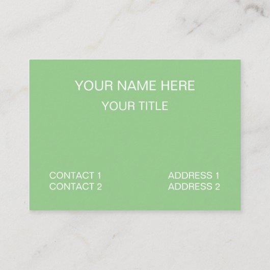 Carte De Visite Succulent coloré (Dos)