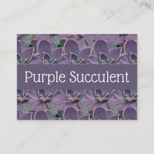 Carte De Visite Succulent pourpre