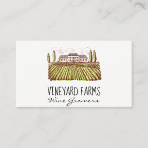 Carte De Visite Succursale Tige à vin