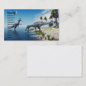 Carte de visite Suchomimus Dinosaurs (Devant / Derrière)