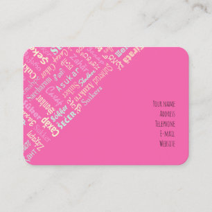Carte De Visite Sucre