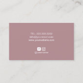 Carte De Visite Sucre Boulangerie Gold Driving Event Gâteaux (Dos)