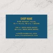 Carte De Visite Sucré pâtisserie Rétro Cupcake Bakery Muffins (Dos)