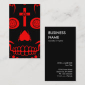 Carte De Visite sucre skullz : 2 (Devant / Derrière)