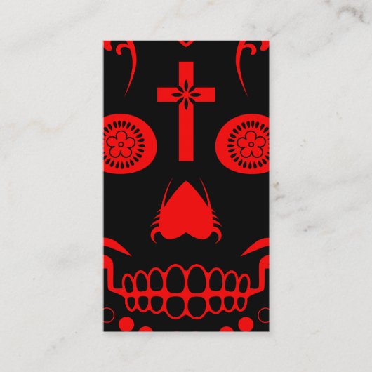 Carte De Visite sucre skullz : 2 (Devant)