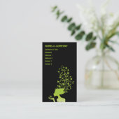Carte De Visite sucre vert (Debout devant)