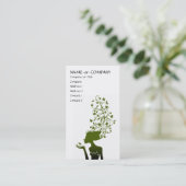 Carte De Visite sucre vert (Debout devant)