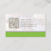 Carte De Visite Sucres et gâteaux sains faits maison Simple Modern (Dos)