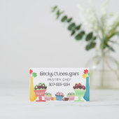 Carte De Visite Sucres rétro desserts boulangerie pâtisserie chef (Debout devant)