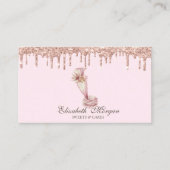 Carte De Visite Sucres Rose Gold Drives Boulangerie (Devant)
