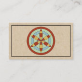 Carte De Visite Suffolk Hexafoil (Daisy Wheel) Witch Mark (Dos)