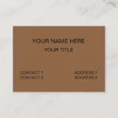 Carte De Visite Sugar Donut Doughnut Bakery (Dos)