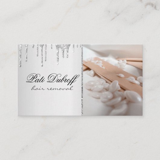 Carte De Visite Sugaring Hair Removal Sugaring Beauté Salon Spa (Devant)