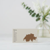 Carte De Visite Suisse - Entreprises (Debout devant)