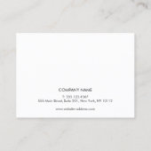 Carte De Visite Suite violet profonde pour les extensions Lash (Dos)