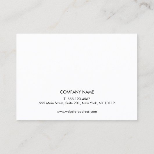 Carte De Visite Suite violet profonde pour les extensions Lash (Dos)