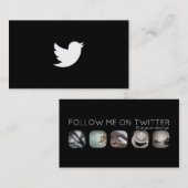 Carte De Visite suiveurs twitter (Devant / Derrière)
