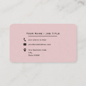 Carte De Visite Suivez L'Analyse Pour Vous Connecter Avec Nous QR (Dos)