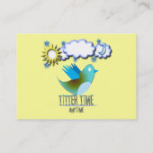 Carte De Visite Suivez-MOI Twitter Cadeaux et torchons T-shirts (Dos)