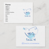 Carte De Visite Suivez-MOI Twitter Cadeaux et torchons T-shirts (Devant / Derrière)