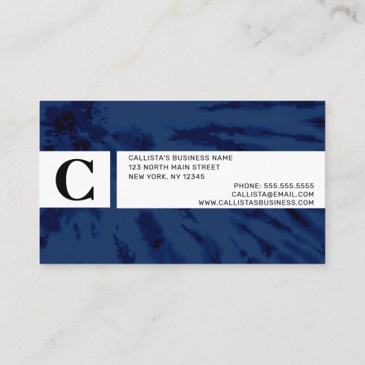 Carte De Visite Summer Artsy (Dos)