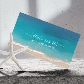 Carte De Visite Summer Beach Photographie Planification de l'événe