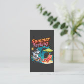 Carte De Visite Summer Feeling (Debout devant)