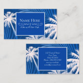 Carte De Visite Summer palm (Devant / Derrière)