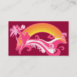 Carte De Visite summerscene du football