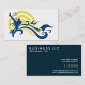 Carte De Visite summerscene du football (Devant / Derrière)