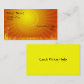 Carte de visite Sun (Devant / Derrière)