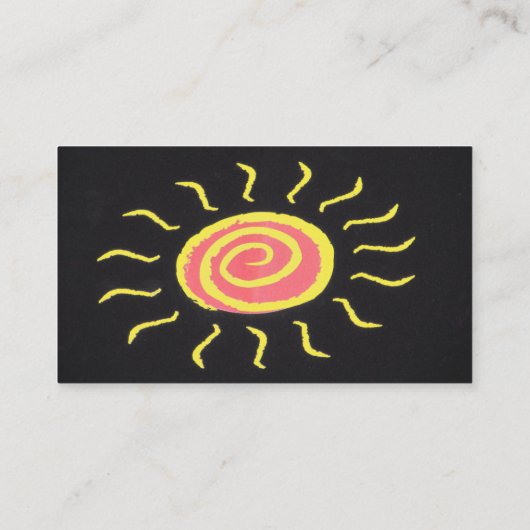Carte de visite Sun (Dos)