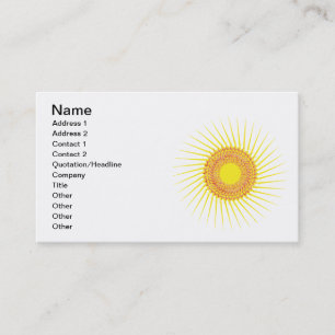 Carte De Visite Sun 2