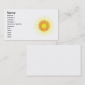 Carte De Visite Sun 2 (Devant / Derrière)