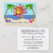 Carte de visite Sun and Beach (Devant / Derrière)