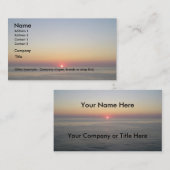 Carte De Visite Sun de descente (Devant / Derrière)