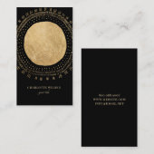 Carte de visite Sun Faux Gold Foil (Devant / Derrière)