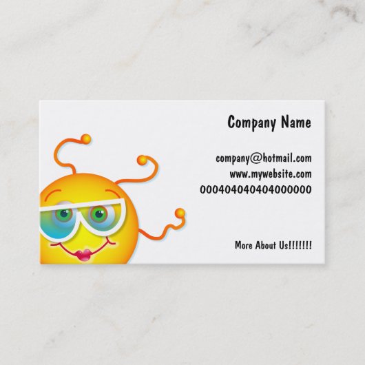 Carte De Visite Sun mignon, (Devant)