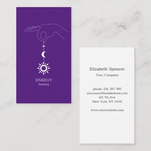 Carte de visite Sun Moon (Devant / Derrière)