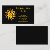 Carte De Visite Sun tribal (Devant / Derrière)