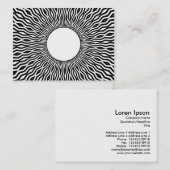 Carte De Visite Sunburst 01 (Devant / Derrière)