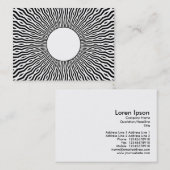 Carte De Visite Sunburst 02 (Devant / Derrière)