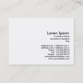 Carte De Visite Sunburst 03 (Dos)