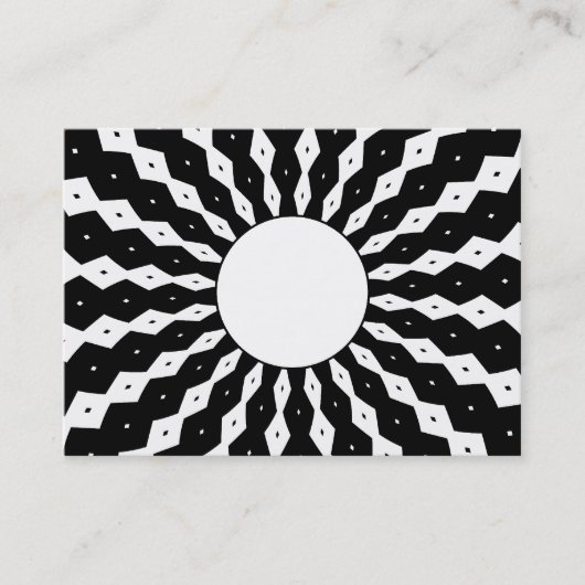 Carte De Visite Sunburst 04 (Devant)