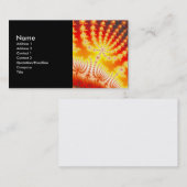 Carte De Visite Sunburst 1.1 - Fractage (Devant / Derrière)